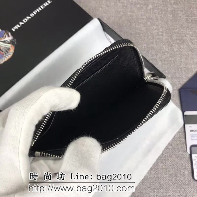 PRADA普拉達 官網同步 2018最新摩登態度系列 男士卡片夾 2MC021 DD1340